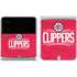 NBA Los Angeles Clippers Distressed Red Galaxy Z Flip4 5G Skin